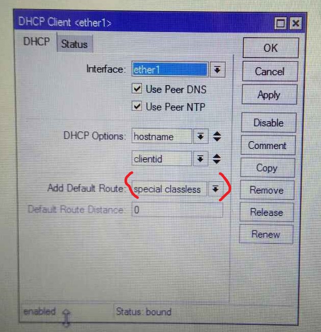Налаштування Microtik для DHCP у Xnet, Бердичів